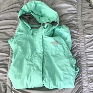 North Face rain coat